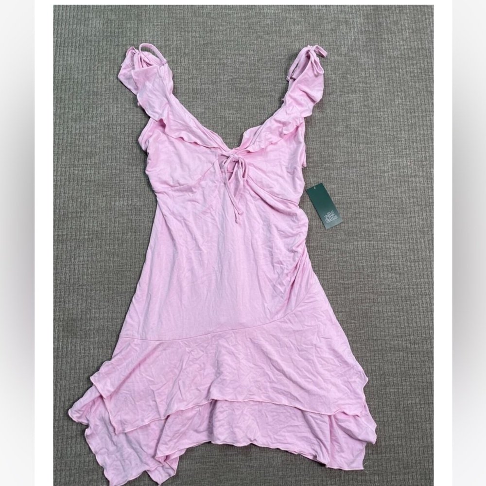 Pink Ruffle Dress NWT - Picture 2 of 4